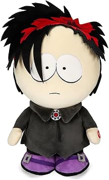 Kidrobot South Park 13Inch Goth Kid Pete Plush with Sound