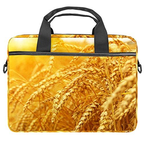 Sac à bandoulière ordinateur portable 13 à 14 pouces étanche et antichoc jaune