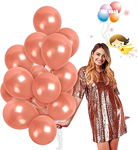 ローズゴールドの風船セット 100ローズゴールドパーティーバルーン バルーン 12インチ ラテックス風船 バルーン パーティー お誕生日会 結婚式 飾り付け