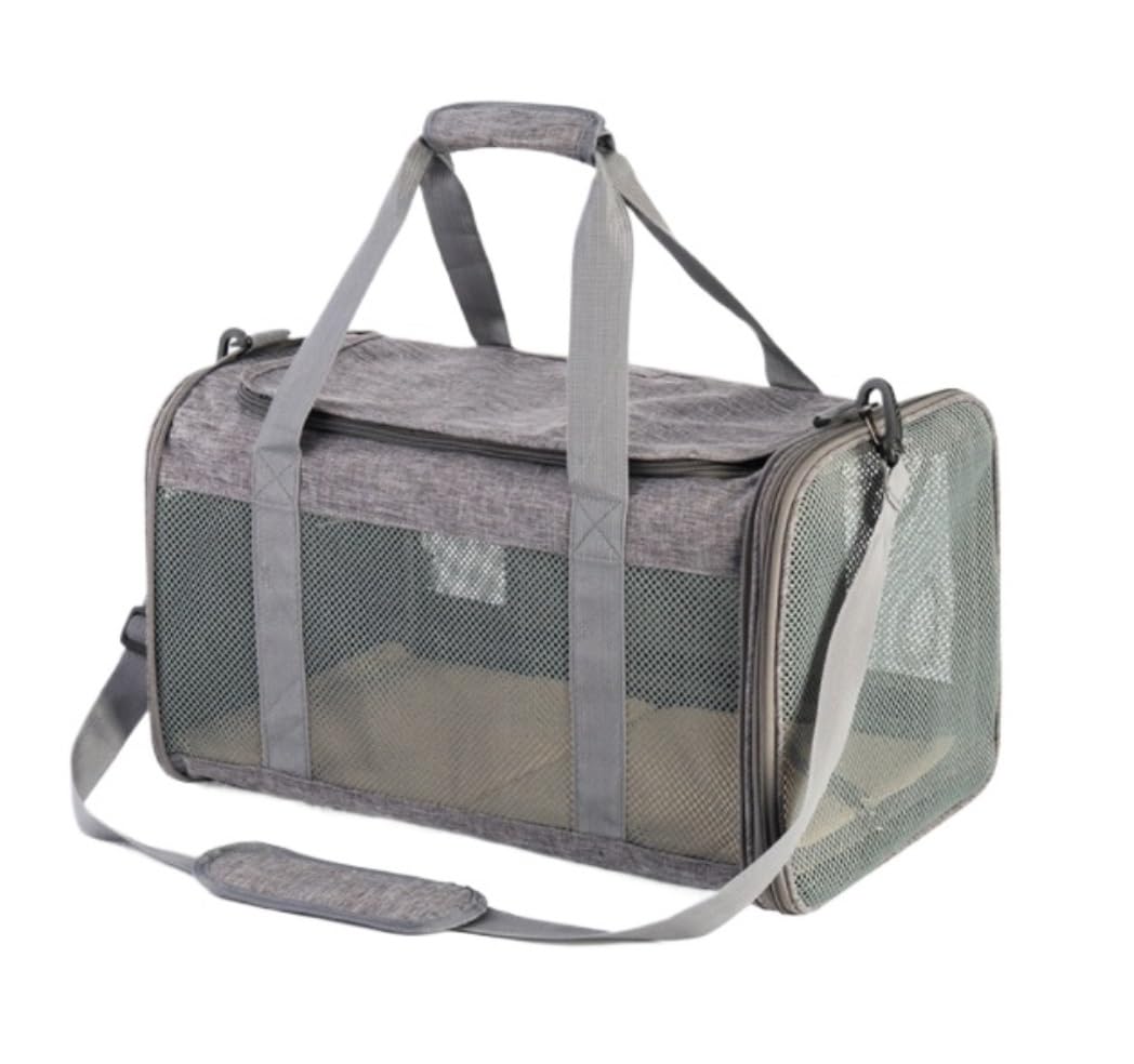 Rucksack Haustier-Tragetasche, Hunde-Reisetasche, Tragbarer Haustier-Ausflugsrucksack, Atmungsaktiv, Weiche Tragetaschen, Katzen-Tragetasche, Hund Haustier(B)