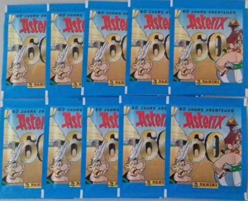 Preisvergleich Produktbild Panini 60 Jahre Asterix Abenteuer Sticker 10 Tüten / 50 Sticker