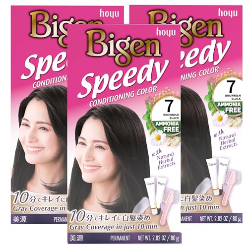 Bigen Speedy Conditioning Color Kit 7 Brownish Black