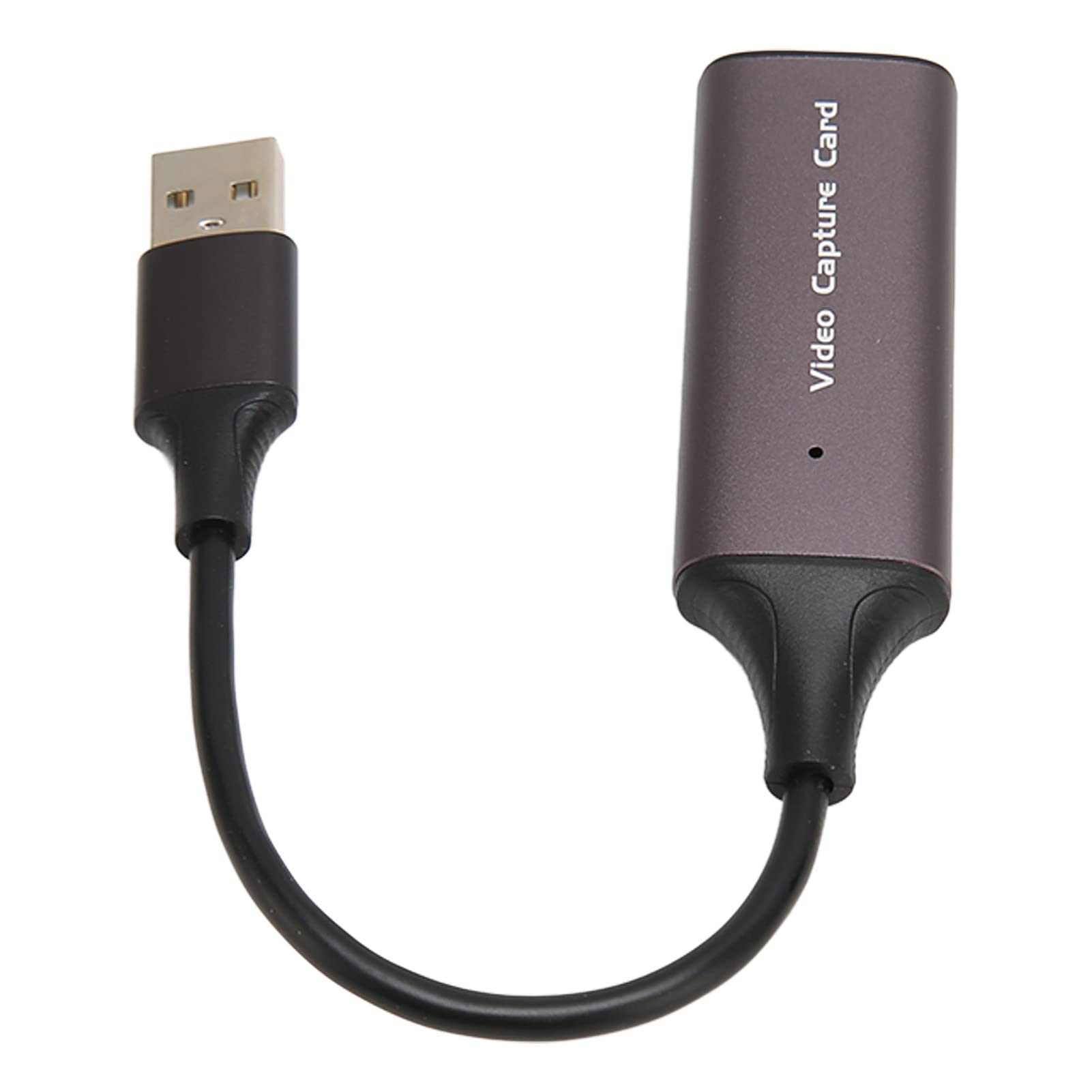 YedaHcy 4K 30Hz Video Capturing Card, HD to USB Adapter, Plug and Play, Low Delay, Wide Compatibility for Gaming Teaching Meeting