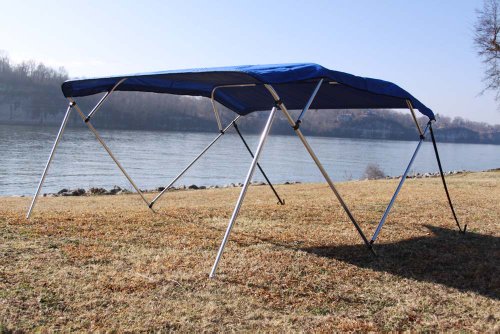 Vortex New Royal Blue 4 Bow Bimini Top 8' Long, 97-103