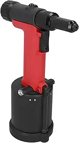 Cryfokt Rebitador de Ar, Rebitador Pneumático Com Capacidade de 3,2-4,8 Mm Com Junta Universal Giratória e Orifício de Injeção de óleo, Ferramenta de Rebitagem Pneumática para Pre