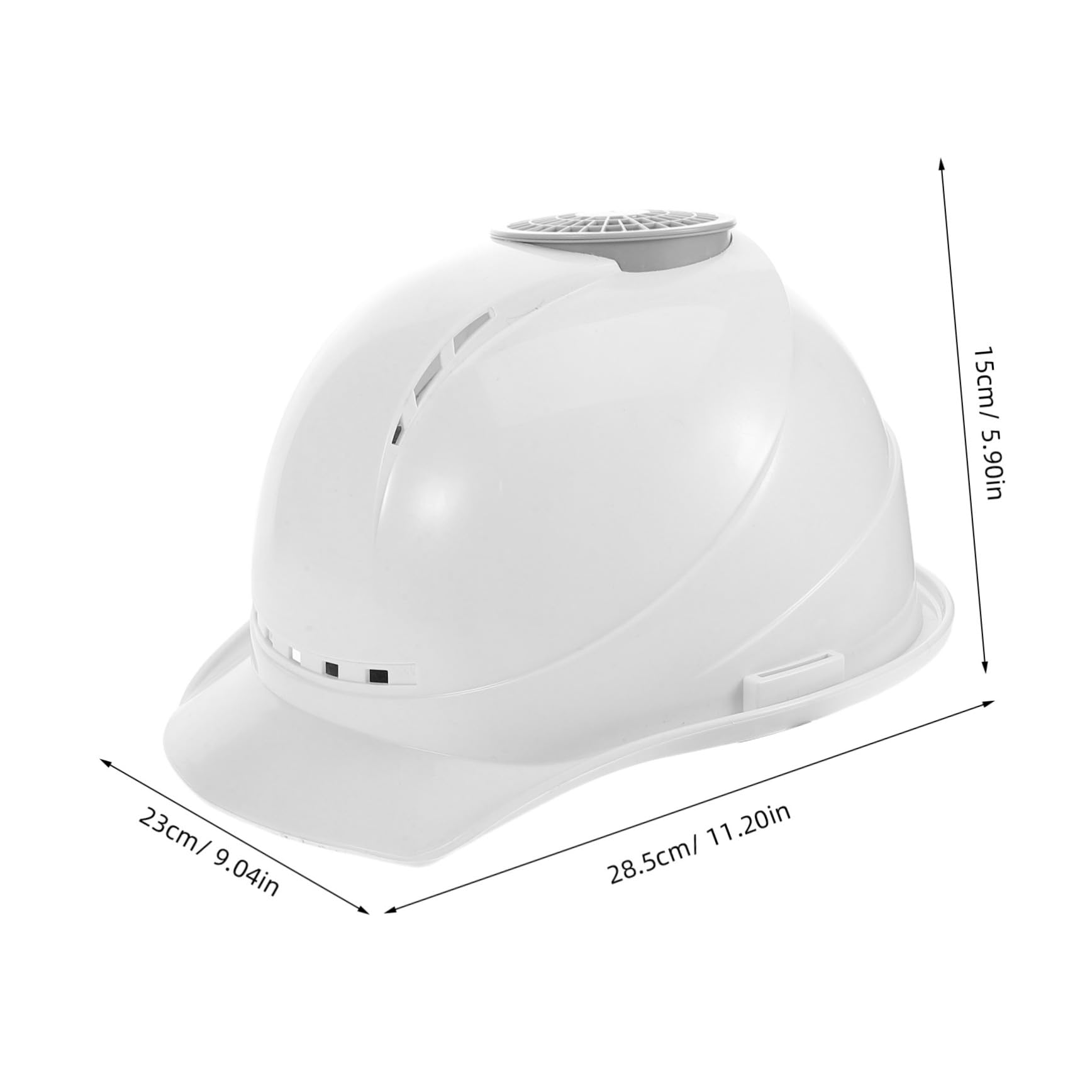 Cabilock Casco De Seguridad para Construcción con Ventilador Y Carga USB, Casco De Trabajo Refrigerado para Construcción Y Mejoras del Hogar, Color
