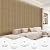 4 Pack Wood Panels for Wall, 96" x 11" Wood Slat Acoustic Panels, Acoustic Wall Panels for Interior Wall Decor, Sound Absorbing Wall Panels for Noise Reduction and Decoration, Ashen Oak
