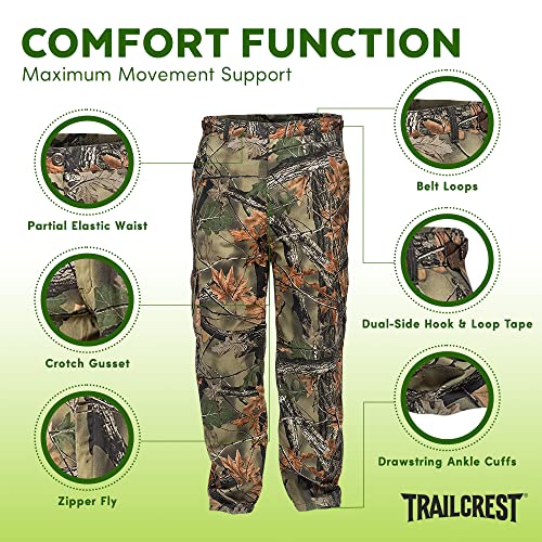 TrailCrest by Treel Boys Camo Tactical Hunting Hiking Pants4