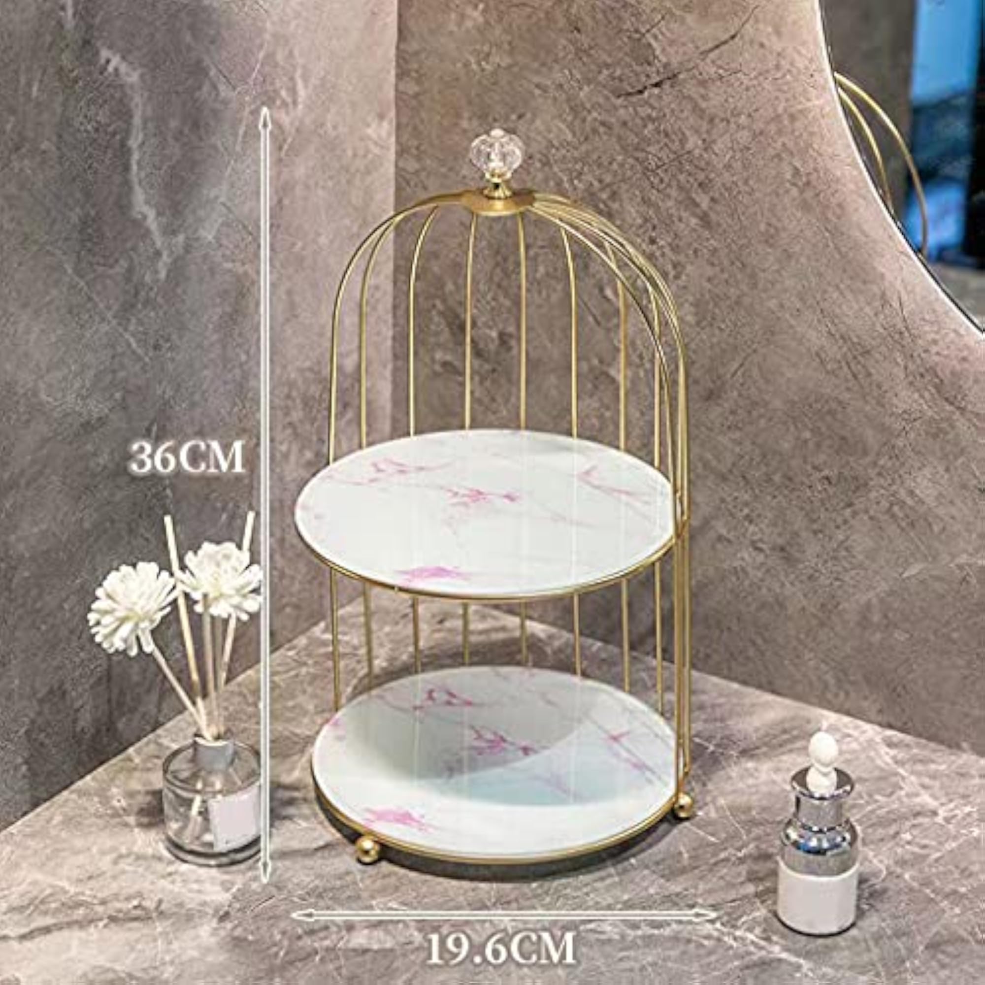 Cosmetics Rack Organizer Holder Dresser Bathroom Shelf