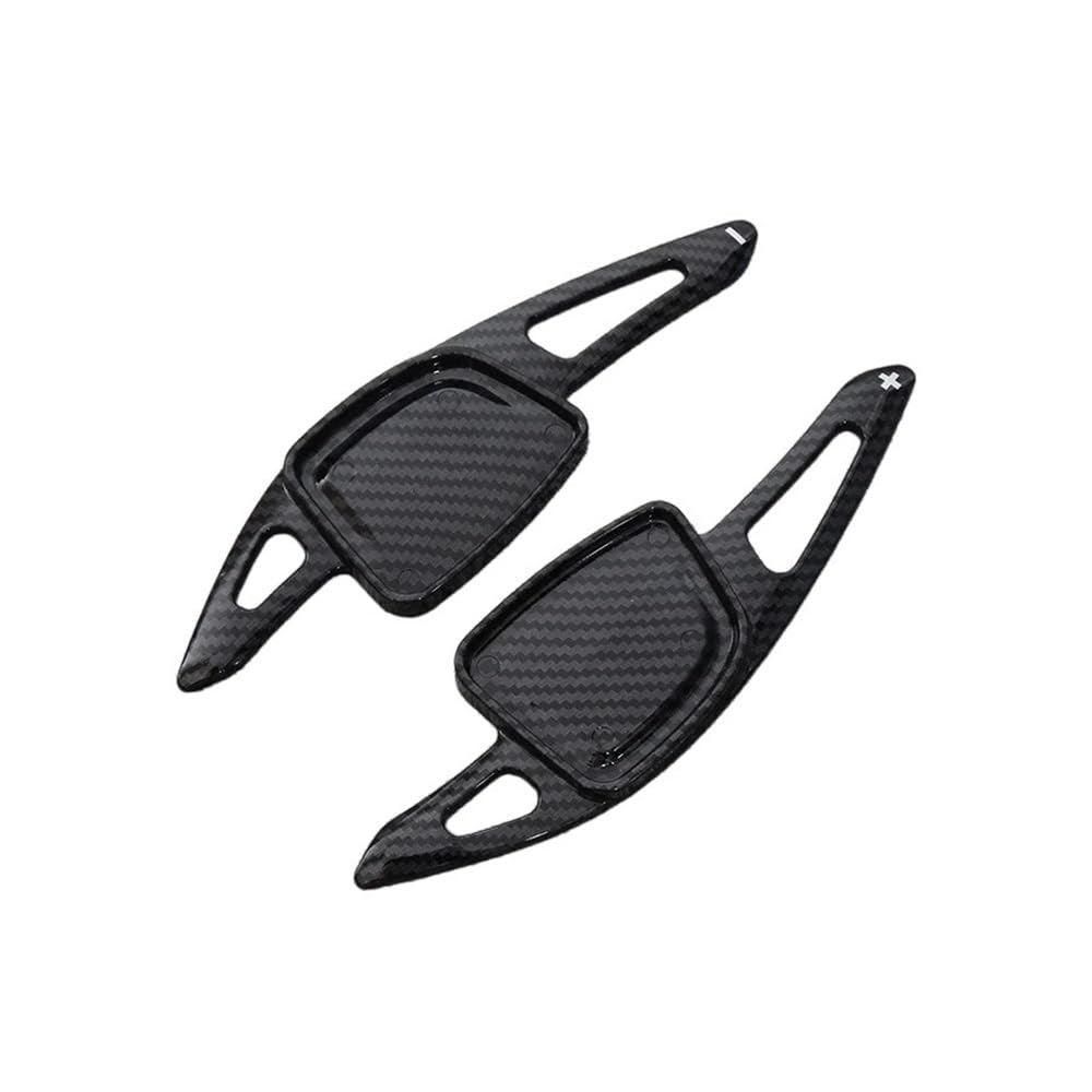 LACE2T Car Shift Paddles for A3 A4L A5 A6L A7 A8 S4 S6 S7 S8 Q6 2pcs Carbon Fiber Car Steering Wheel Shift Paddle Extension Shifters