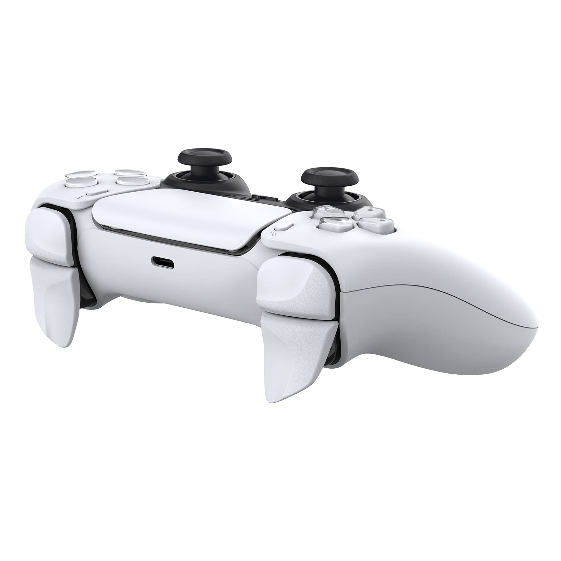 PlayVital 2 Pares de Gatillo Extensor para ps5 Control Accesorios Extensores de Disparo Mejora del Juego Gatillos Bumper Trigger para ps5 Mando Grips Extender Botón para ps5-Blanco — view 8