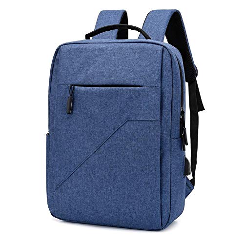 Laptoptasche Rucksack Modeschule Rucksack Männer Laptop Rucksack Wasserdichter Rucksack Männlicher Rucksack College Schultaschen Für Teenager Blau