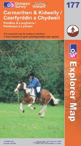 OS Explorer map 177 : Carmarthen & Kidwelly / Caerfyrddin & Cydweli