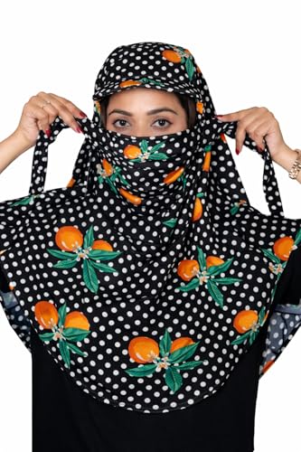 Image of Kavach Ready-to-wear Printed Fashionable full face covering comfortable soft Mask Scarf for pollution sun dust heat protection in summer