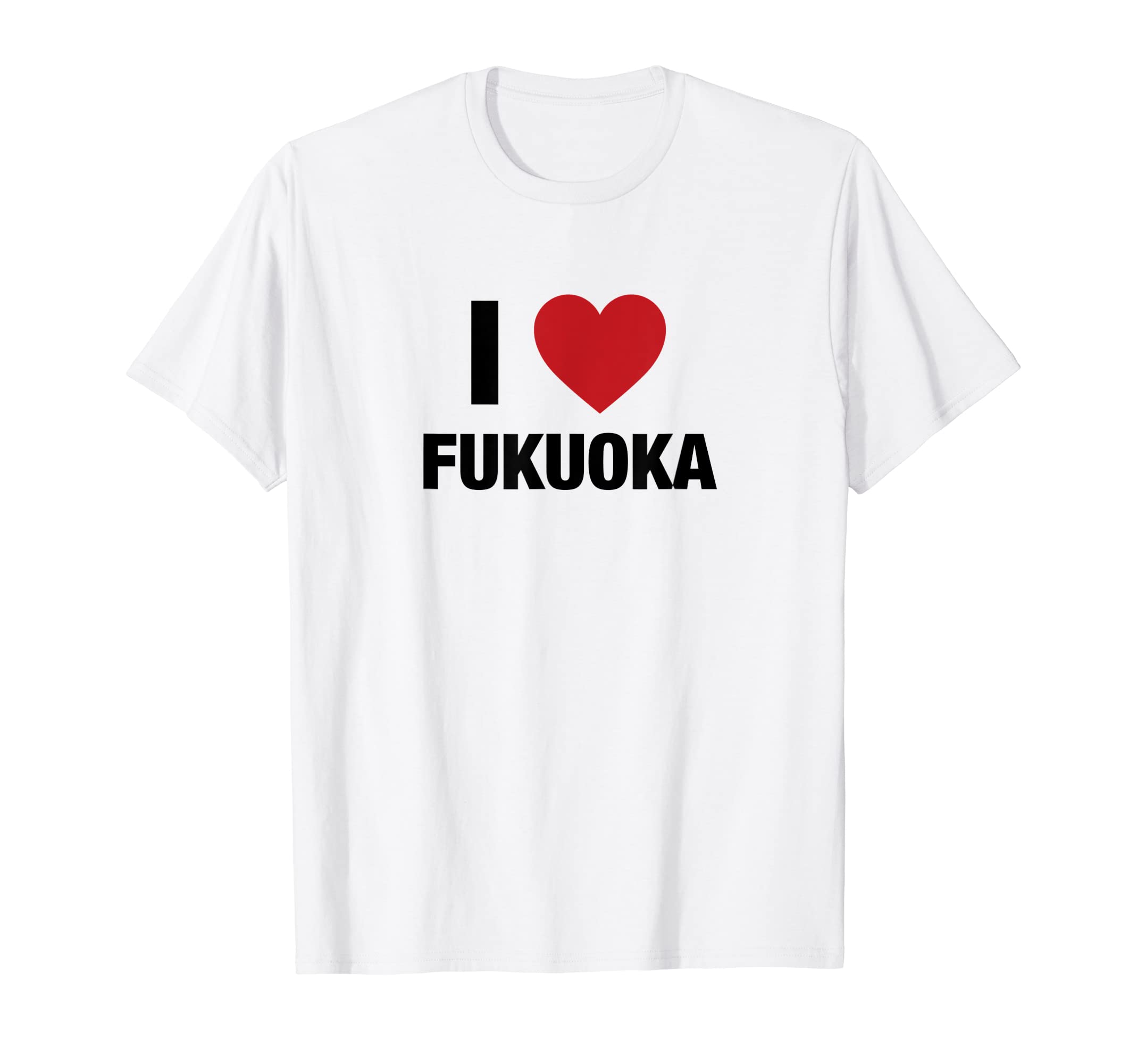 Amazon | I LOVE FUKUOKA(福岡大好き) Tシャツ | Tシャツ・カットソー 通販