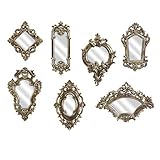 Imax 52977-7 Loletta Victorian Inspired Mirrors-Set of 7, Silver
