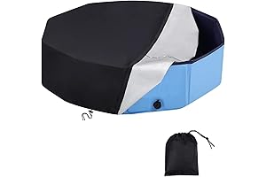 Round Dog Pool Cover, the Perfect Protector for Your Pup's Outdoor Oasis