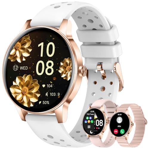 Image of Smart Watch for Women, 1.27 inch HD Screen Fitness Tracker, Make /Answer Calls, 2026 Portable Smartwatches, 130+ Sport Modes with Heart Rate /Sleep Monitor, IP68 Waterproof, Fitness Watch for iOS Android