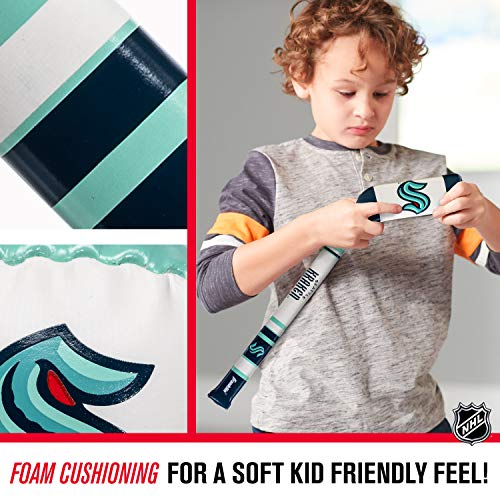 Image of Franklin Sports NHL Team Mini Soft Hockey Stick Set - NHL Team Soft Foam Mini Hockey Stick and Ball - Great Toy for Kids