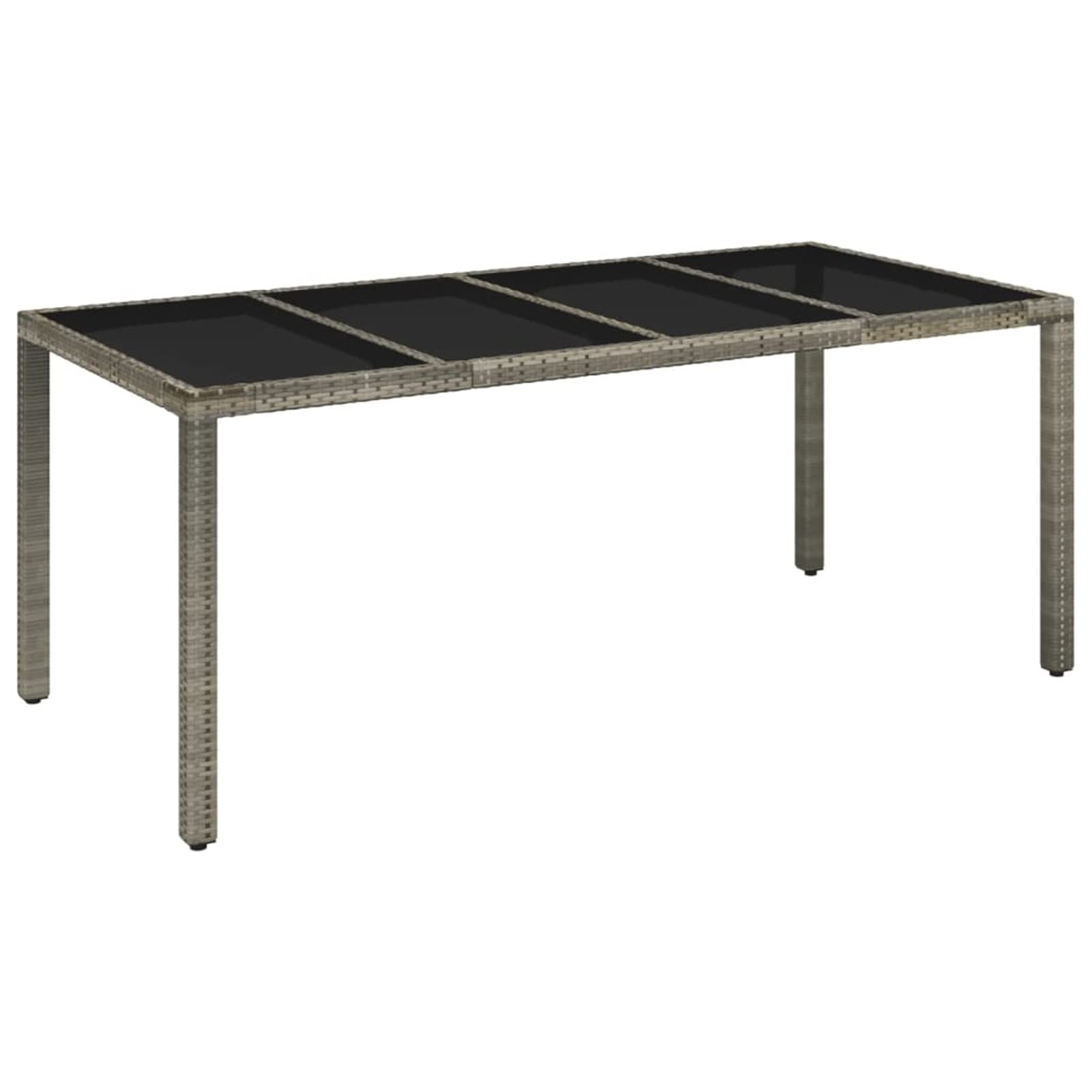 3184986 Set da Pranzo da Giardino 9 pz con Cuscini in Polyrattan Grigio Testata in Legno,Testata Letto Matrimoniale Muebles Dormitorio Spalliera Letto Testiere per Letto Matrimoniale