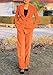 Women's Business Casual Suits 2 Piece Dressy Blazer and Loose Straight Leg Pants Set Orange