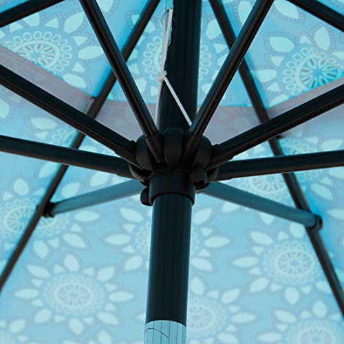 Blissun 9 Patio Umbrella Aluminum Manua Buy Online In Gibraltar At Desertcart