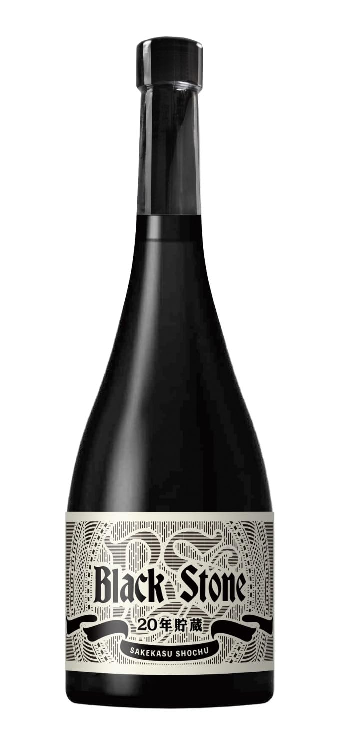 Amazon.co.jp: 秋田県醗酵工業 ブラックストーン20年甕貯蔵 [ 焼酎 43