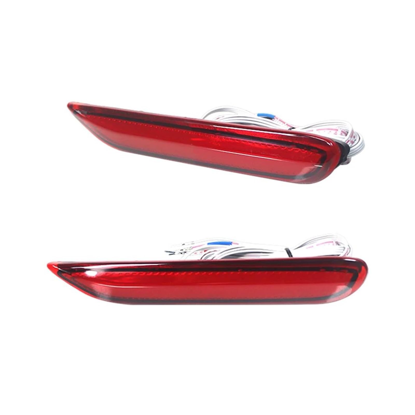 Bumper Brake Light For Infiniti Q50 QX56 QX60 QX80 2013 2014 2015 2016 2017 Car Bumper Reflector Lights Function Tail Brake Rear Fog Lamp Rear Bumper Reflector Light(Red Lens)