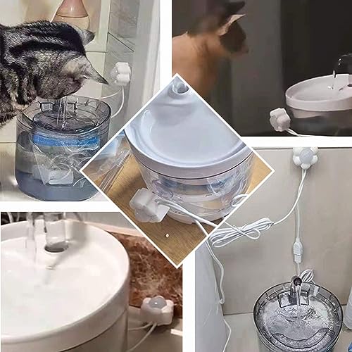 Sensores USB para fuente automática de agua para gato miniatura 4