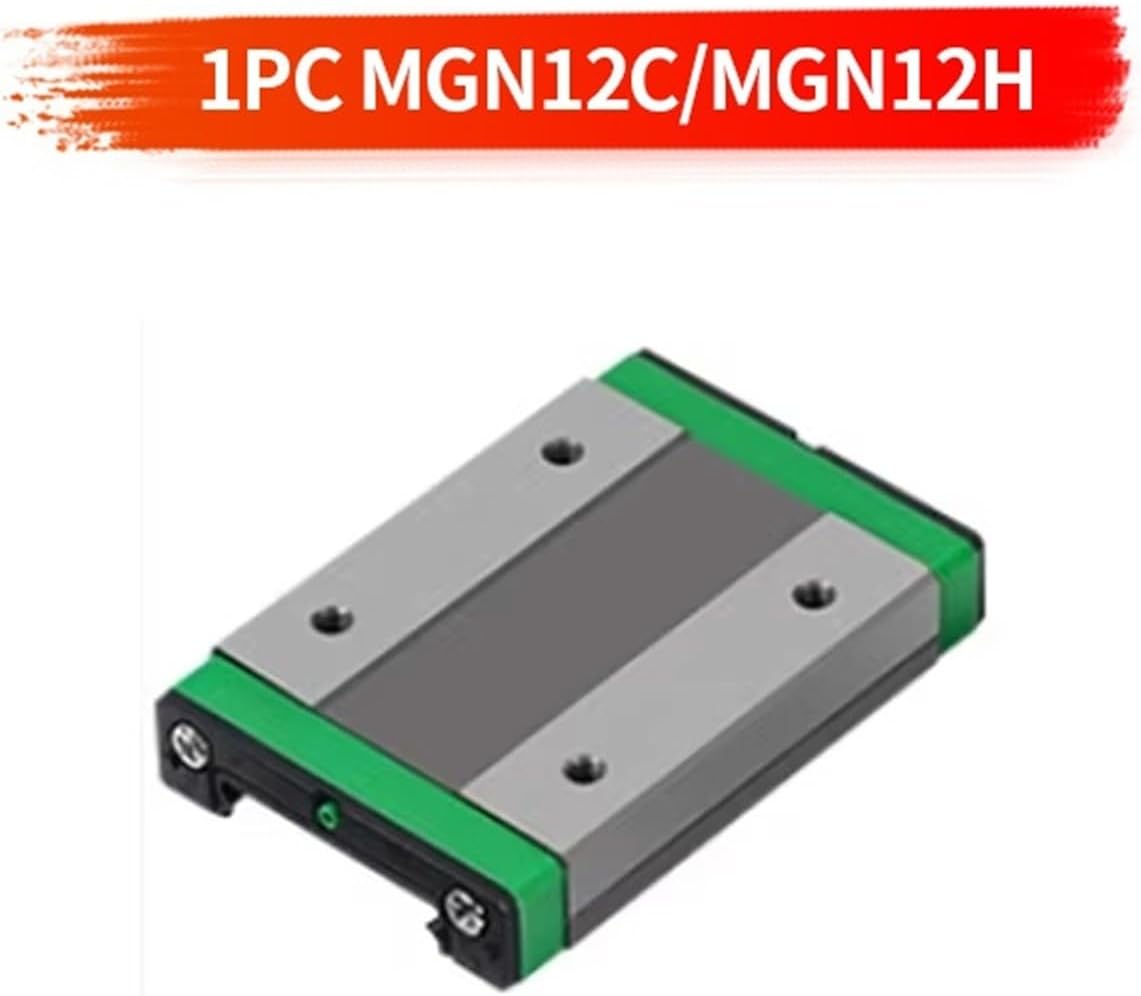 Small Slide Rail Miniature Linear Guide Rail Slider MGN12C/MGN12H 1Pcs(MGN12H)