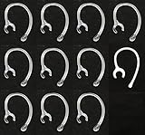 10 Pcs Clear EarHook for Samsung HM6000 HM1900 HM3000 HM1600 HM1300 & 1 Free White EarHook