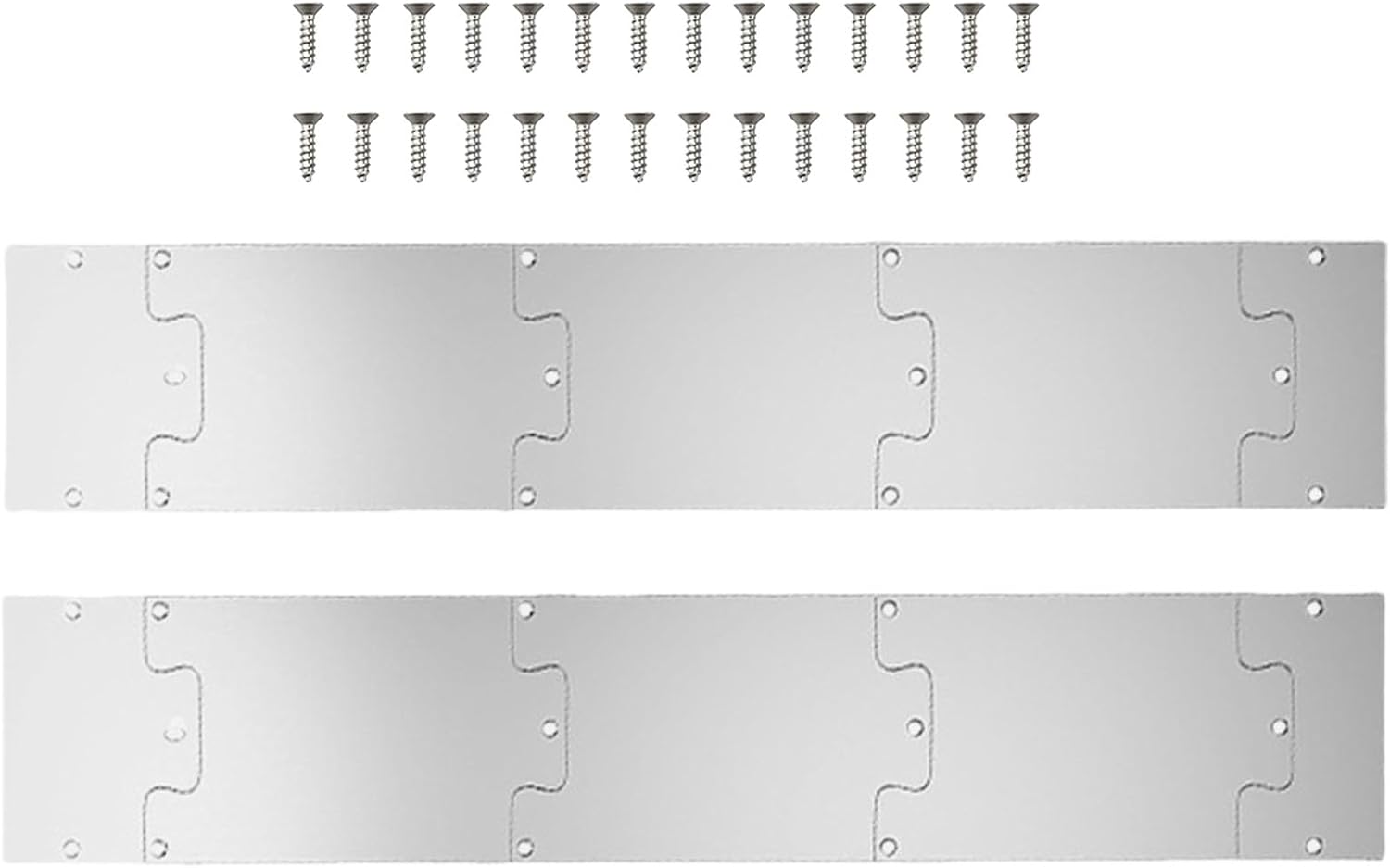 Practical Stainless Steel Door Kicks Plate Accessory for Protecting Door from Animal Scratch and Everyday Scratches