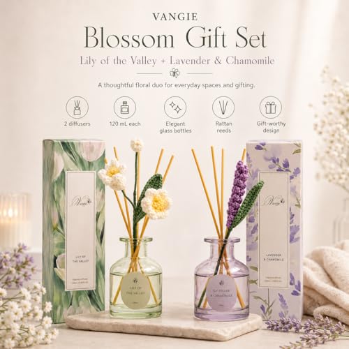 Set difusores de varillas Lily of the Valley y Lavanda & Manzanilla miniatura 2