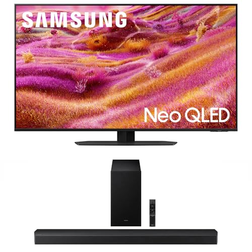 Image of Samsung QN43QN90FAFXZA 43 Inch Neo QLED 4K QN90F Vision AI Smart TV with a HW-B750F B Series Soundbar 5.1 Ch and Subwoofer (2025)