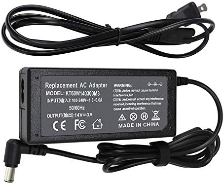 FLYTEN 14V 3A AC Adapter Charger for Samsung LTM1555 LTN1565 150MP 1501MP SyncMaster 152B 152T 570S TFT 570V TFT 15" LCD Monitors,fit p/n:AP04214-UV AP06314-UV AD-4914N 6.04.4mm