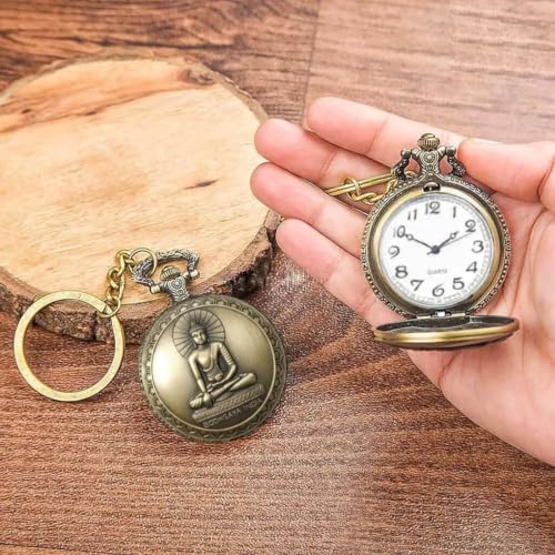 Image of Antique Bronze Pocket Premium Vintage Theme Metallic Home Key Chain & Key Rings | Best Gift for Men, Woman, Boys & Girls on their Special Occassions