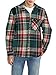 SANGTREE Boys and Mens Flannel Plaid Long Sleeve Shirt Casual Button Down Shirts, Christmas Green, Large