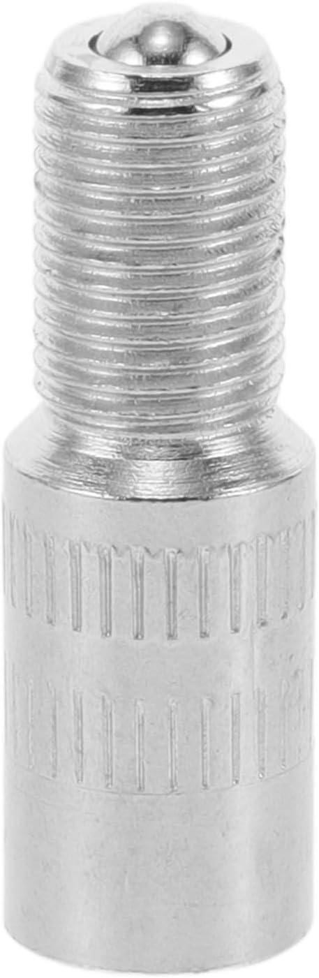 Metal Chrome Tire Valve Stem Extender 25mm Copper Alloy Extension for Car Truck Motorhome Tire Inflator Valve Tool Compatible with Multiple Vehicle Types