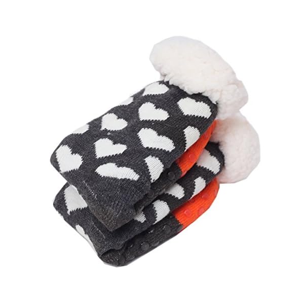 Houda Warme und weiche Damen-Socken mit Cartoon-Tiermotiven, kuschelig, rutschfest, für den Winter, für drinnen und… – Bild 6