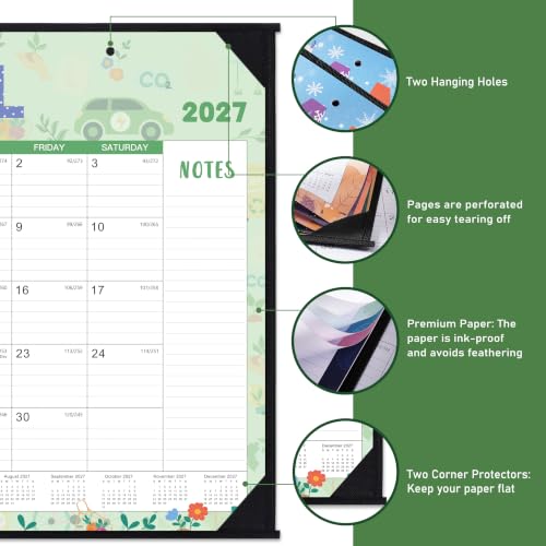 Image of Desk Calendar 2027-12 inch x 24 inch, Jan. 2027 - Dec. 2027, 12 Months