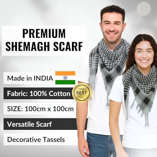 Image of LOVARZI Desert Shemagh Scarf - Stylish & Versatile Fashion Scarf for Men & Women of All Ages