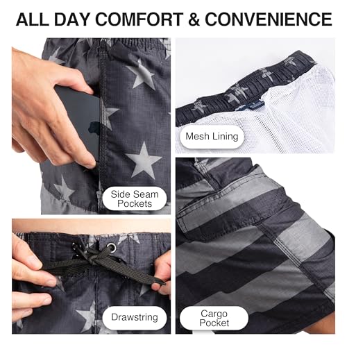 Kanu Surf Men's Infinite Swim Trunks (Regular & Extended Sizes)3