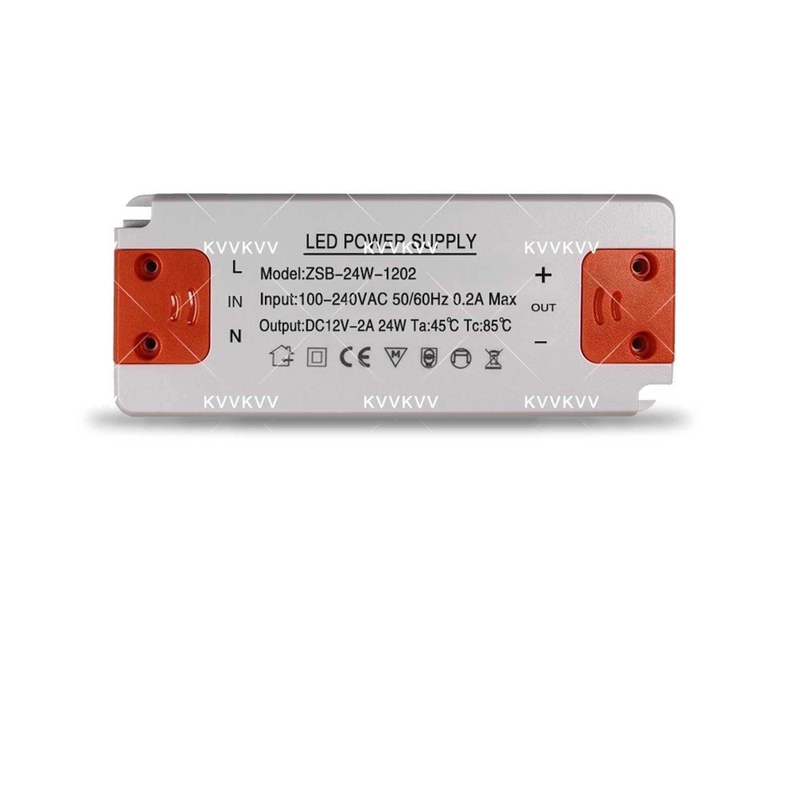 Driver LED 12W 120W Alimentatore LED AC 110 220V 36W DC12V LED 18W 24W 60W Trasformatore Luci for Adattatore Striscia LED Fai Da Te for la Casa(24W-12V 2000MA)