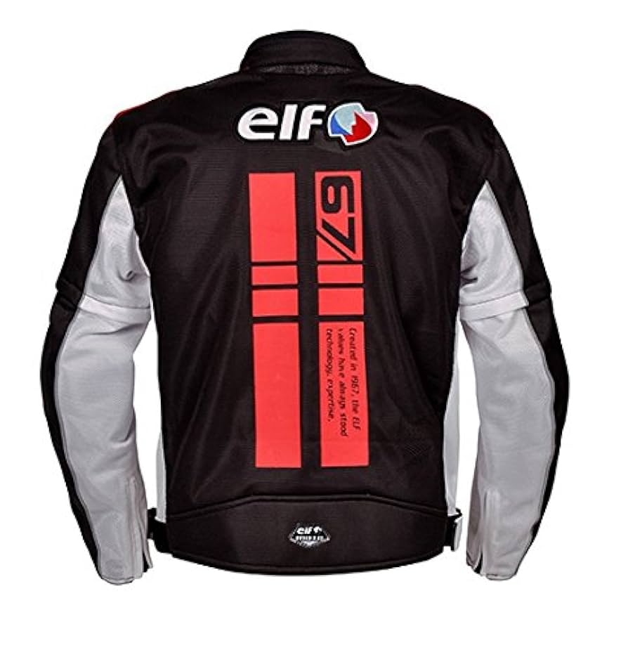 elf エルフ レザー メッシュ ジャケット ブルゾン ブラック 夏