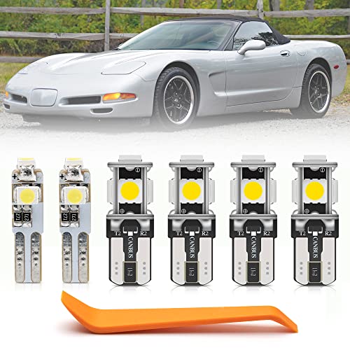 Kit de 15 Bombillas LED Blancas para Interior Chevy Corvette C5
