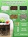 Terrarium Kit Adults - Includes Pumice, Moss, Soil, Pebbles, Charcoal, 2 Tools, Mushroom Ornaments for Succulent Cactus, Terrarium Accessories Decor Gifts for Starter Women