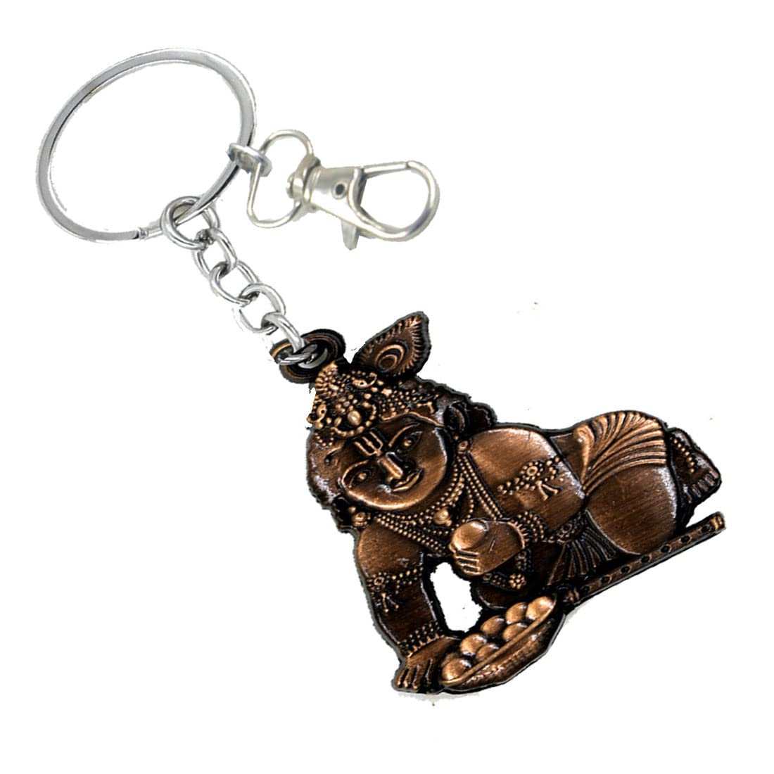 afh Bal Laddu Gopal Antique Metal Decorative Gifting Hook Key Charm Key Chain-picture-14