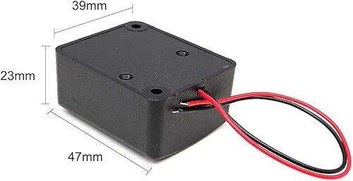 Miniatura 3 de ShangHJ 6 juegos de 110 dB electrónica mini alarma piezoeléctrica DC 12 V seguro antirrobo de alta dececibel activo, alarma de zumbador con clip de