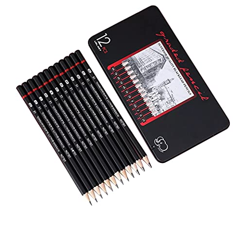 Afflatus Art Sketch Pencil Set Drawing Pencil B 2B 3B 4B 5B 6B 7B 8B HB H 2H F Pencil for Artists Drawing Sketching Afflatus Art Sketch Pencil Set Drawing Pencil B 2B 3B 4B 5B 6B 7B 8B HB H 2H F Pencil for Artists Drawing Sketching