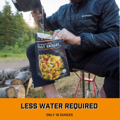 Peak-Refuel-Breakfast-Skillet-39g-Protein-680-Calories-100-Real-Meat-Premium-Freeze-Dried-Backpacking-Camping-Food-2-Servings-Ideal-MRE-Survival-Meal-6-Pack